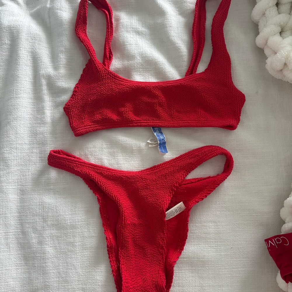 Bound by Bond-eye red bikini set